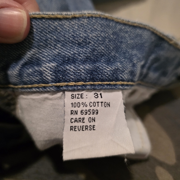 Vintage Anti Basic X Jeans Classic Blue Denim Jeans Sz 31 - Picture 11 of 16